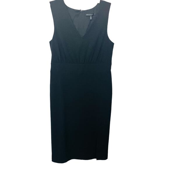 WHBM FORMAL MAXI, SLEEVELESS, V-NECK, EMPIRE, A-LINE DRESS, WOMENS, 14, BLACK - Picture 1 of 12